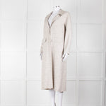 Goodmatch Beige Brown Fleck Long Coat