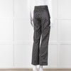 Emanuel Ungaro Black White Polka Dots Cotton Trousers