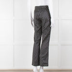 Emanuel Ungaro Black White Polka Dots Cotton Trousers