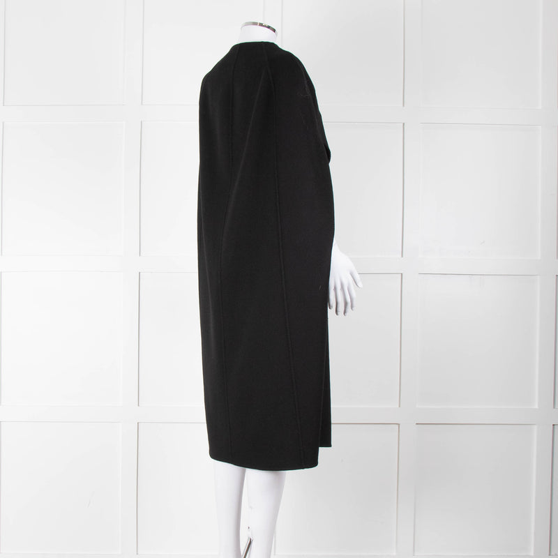 Louise Kennedy Black Wool Long Cape