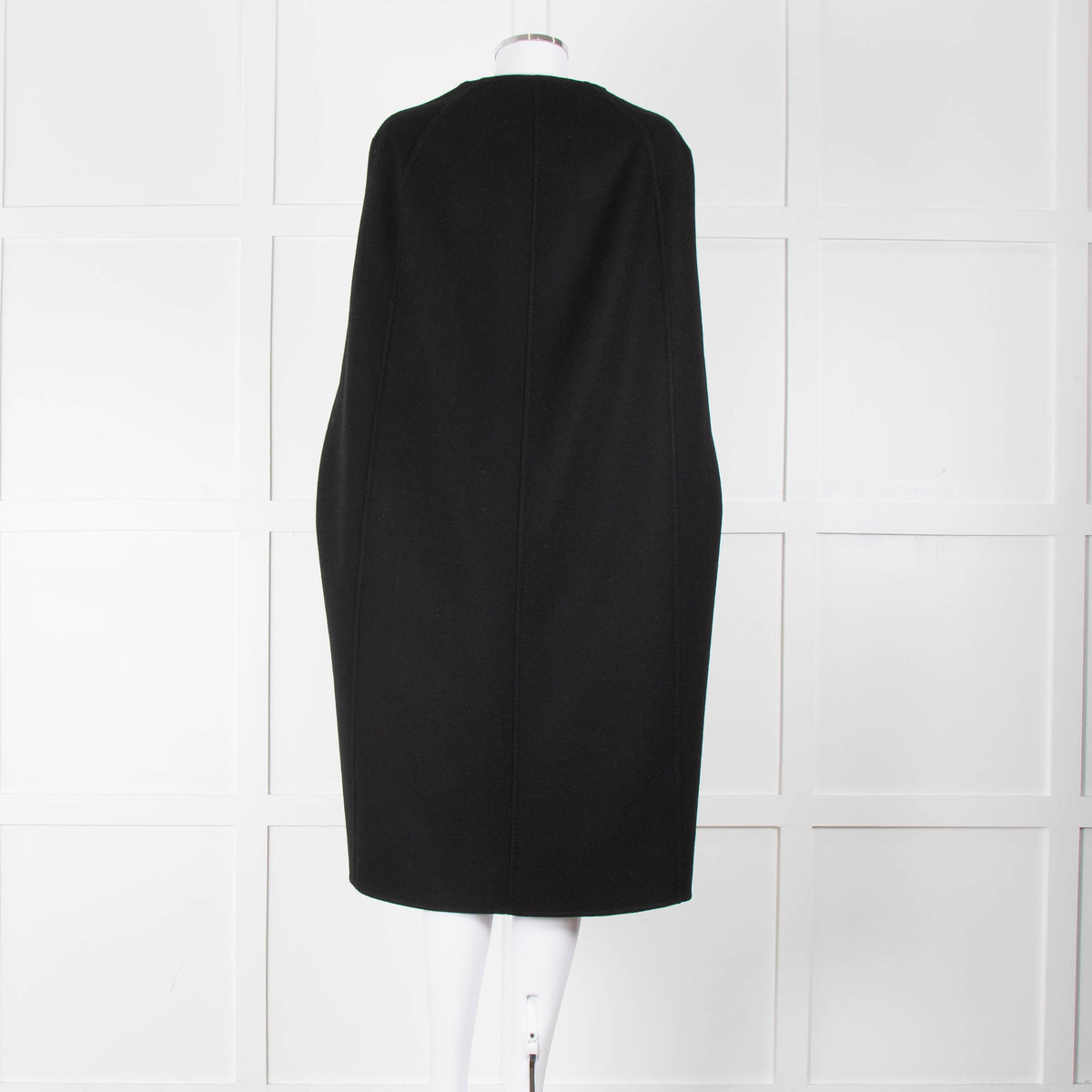 Louise Kennedy Black Wool Long Cape