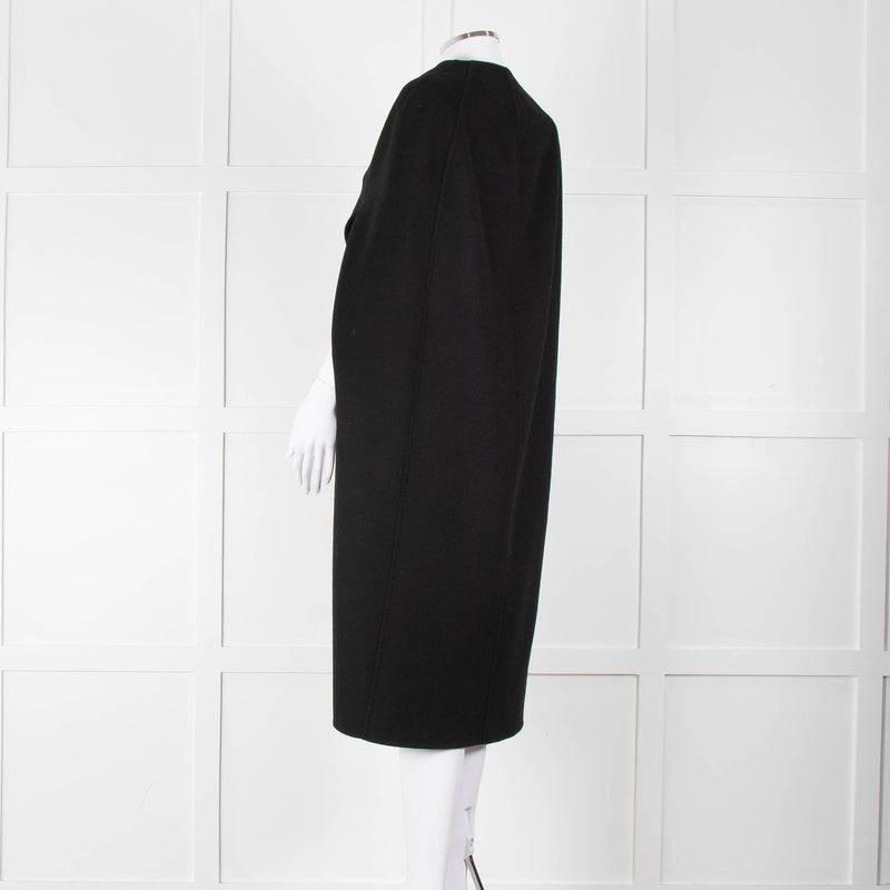 Louise Kennedy Black Wool Long Cape