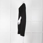 Louise Kennedy Black Wool Long Cape