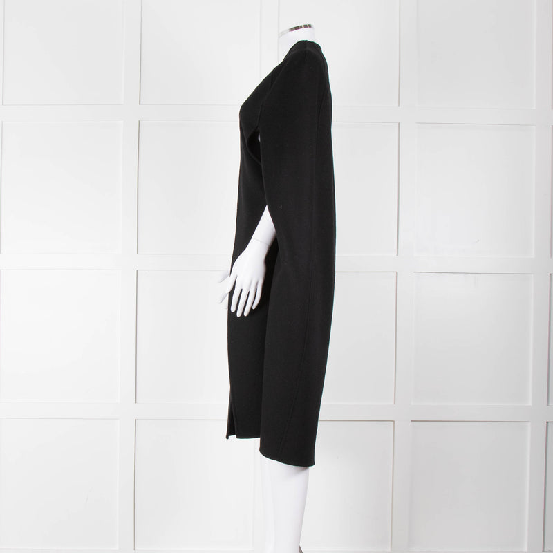 Louise Kennedy Black Wool Long Cape