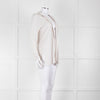Amina Rubinacci Light Grey Cashmere Blend Edge To Edge Cardigan