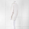 Amina Rubinacci Light Grey Cashmere Blend Edge To Edge Cardigan