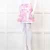Zadig & Voltaire Pink and White Floral Mini Skirt