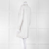 Amina Rubinacci Light Grey Linen Elastic Detail Cardigan