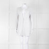 Amina Rubinacci Light Grey Tiny Sequin Cotton Blend Cardigan
