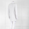 Amina Rubinacci Light Grey Tiny Sequin Cotton Blend Cardigan