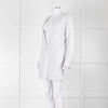 Amina Rubinacci Light Grey Tiny Sequin Cotton Blend Cardigan