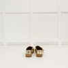Tory Burch Gold Kiltie Mule