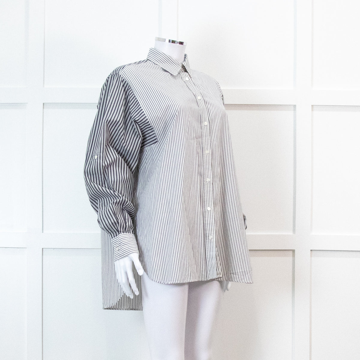 Closed Organic Cotton Stripe Oversized Shirt