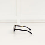 Givenchy Black Flat Top Rounded Sunglasses