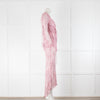 Rat & Boa Pink Snake Print Long Strappy Dress with Matching Top