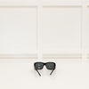 Prada Black Logo Wrap Around Sunglasses