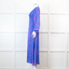 Aspiga Blue And Pink Paisley Tie Back Maxi Dress