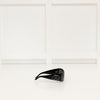 Prada Black Logo Wrap Around Sunglasses