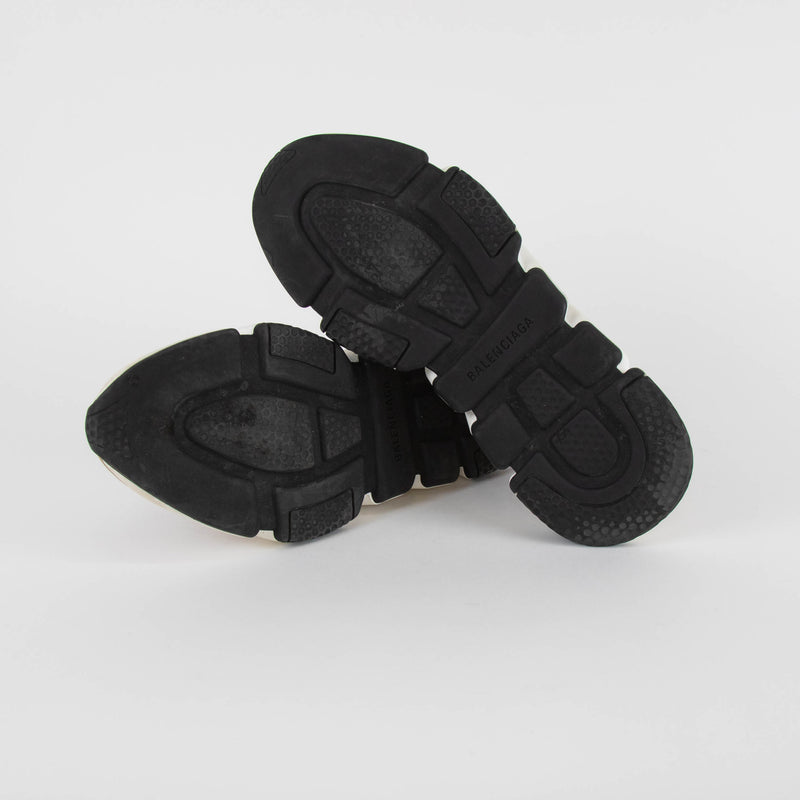 Balenciaga Beige White Sole Sock Speed Trainers