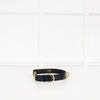 Salvatore Ferragamo Black Double Gancini Bit Belt