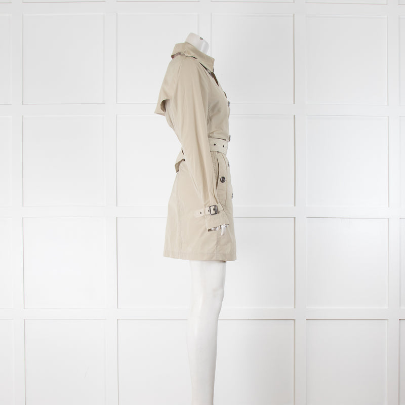 Burberry Beige Trench Belted Coat