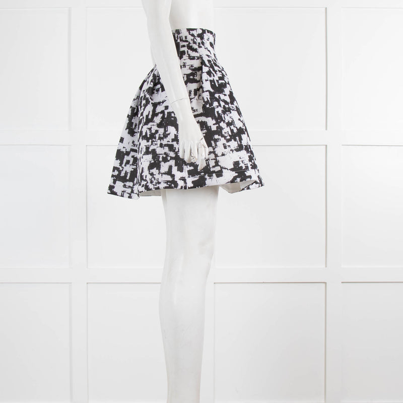 Zoe Karssen Black And White Short Skirt