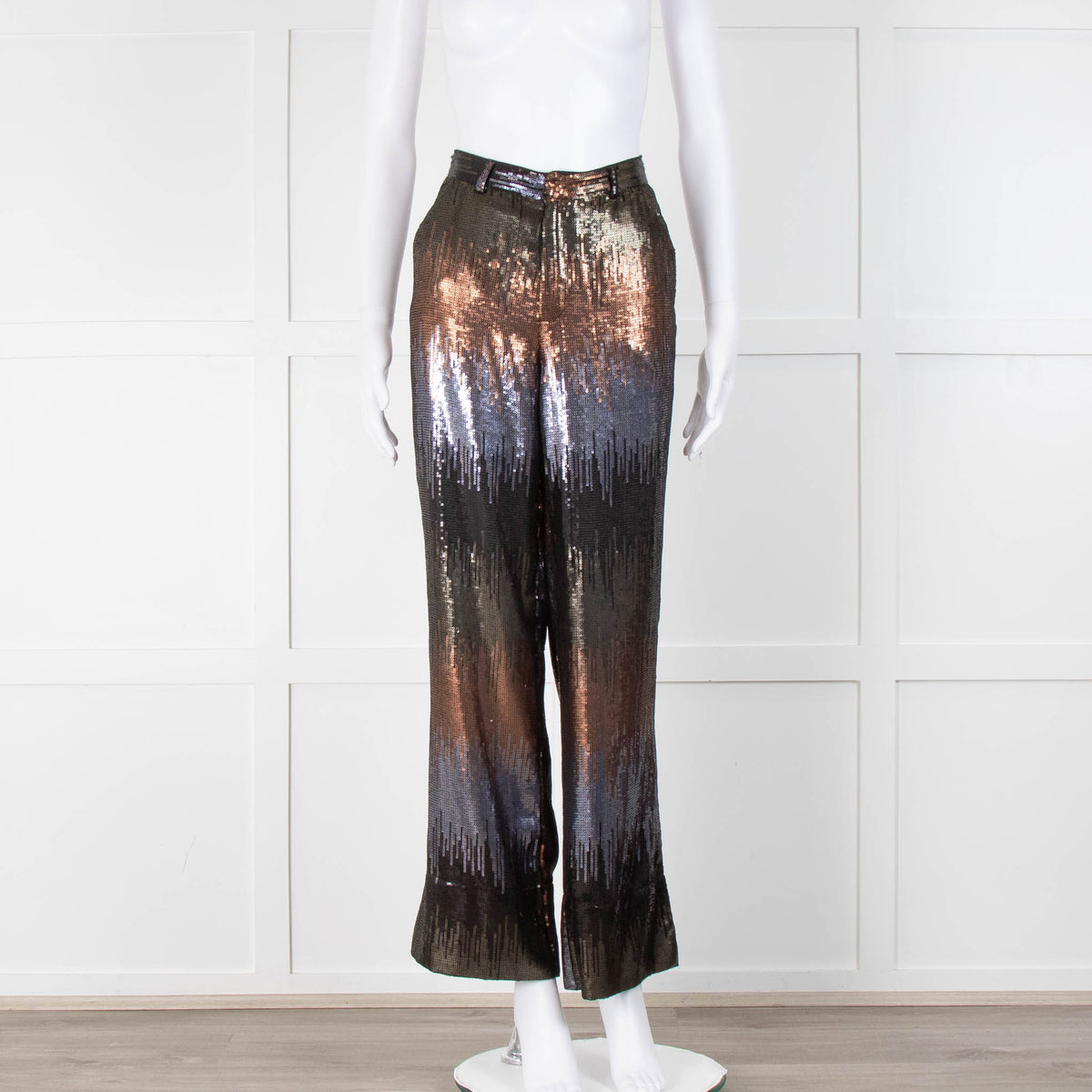 Rabens Saloner Sequin Gradient Trousers