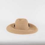Eugenia Kim Tan Cassidy Hemp Sunhat With Black Tie