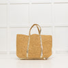 Vanessa Bruno Le Cabas Straw Tote Bag With Gold Sequins