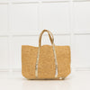 Vanessa Bruno Le Cabas Straw Tote Bag With Gold Sequins