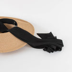 Eugenia Kim Tan Cassidy Hemp Sunhat With Black Tie