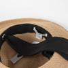 Eugenia Kim Tan Cassidy Hemp Sunhat With Black Tie