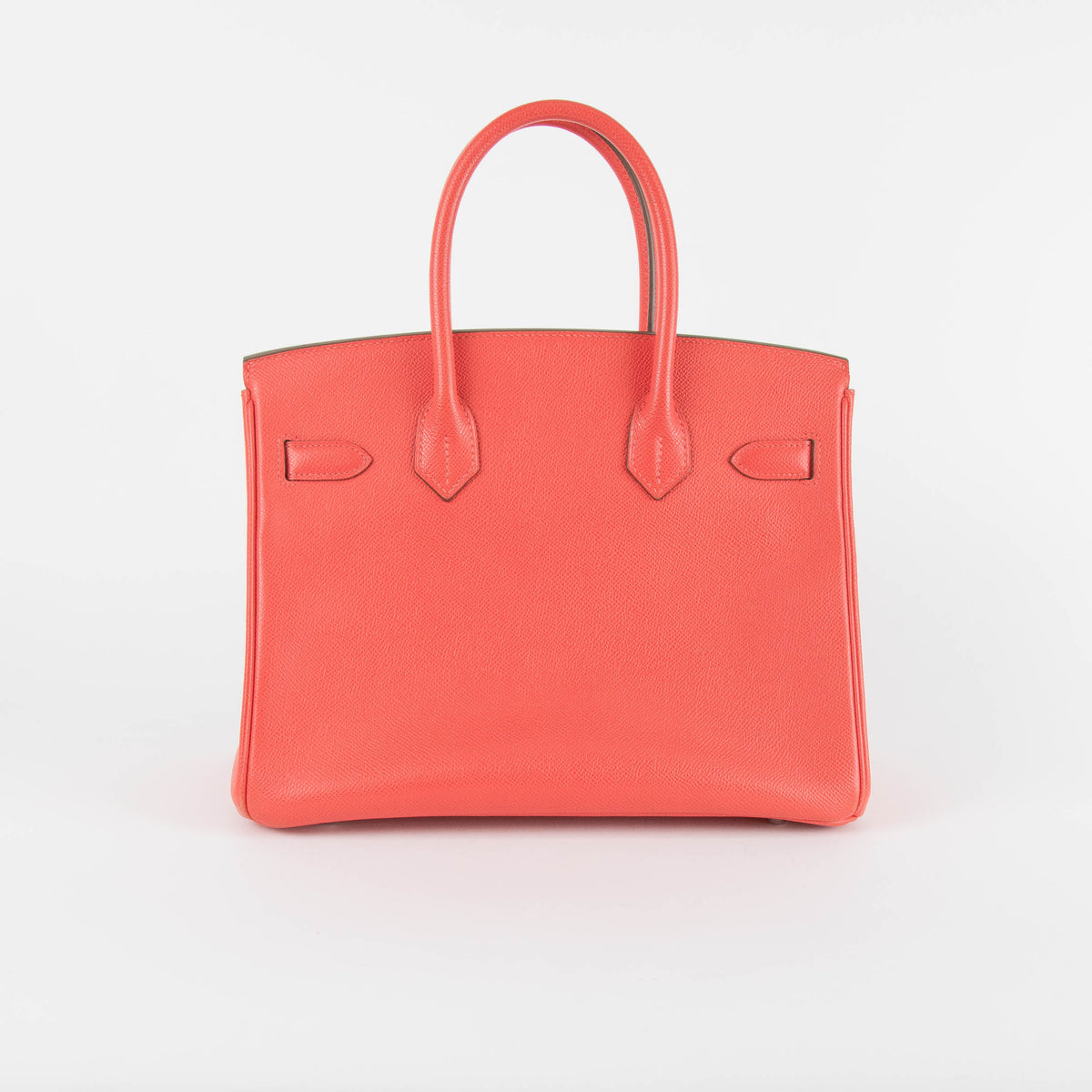 Hermes Rose Jaipur Birkin 30 Bag In Epsom Leather Palladium Hardware