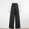 Me+Em Black White Pinstripe Ponte Track Pant