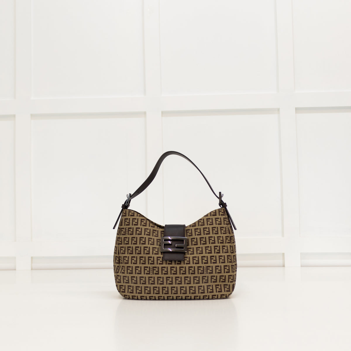 Fendi Zucchino Vintage Shoulder Bag