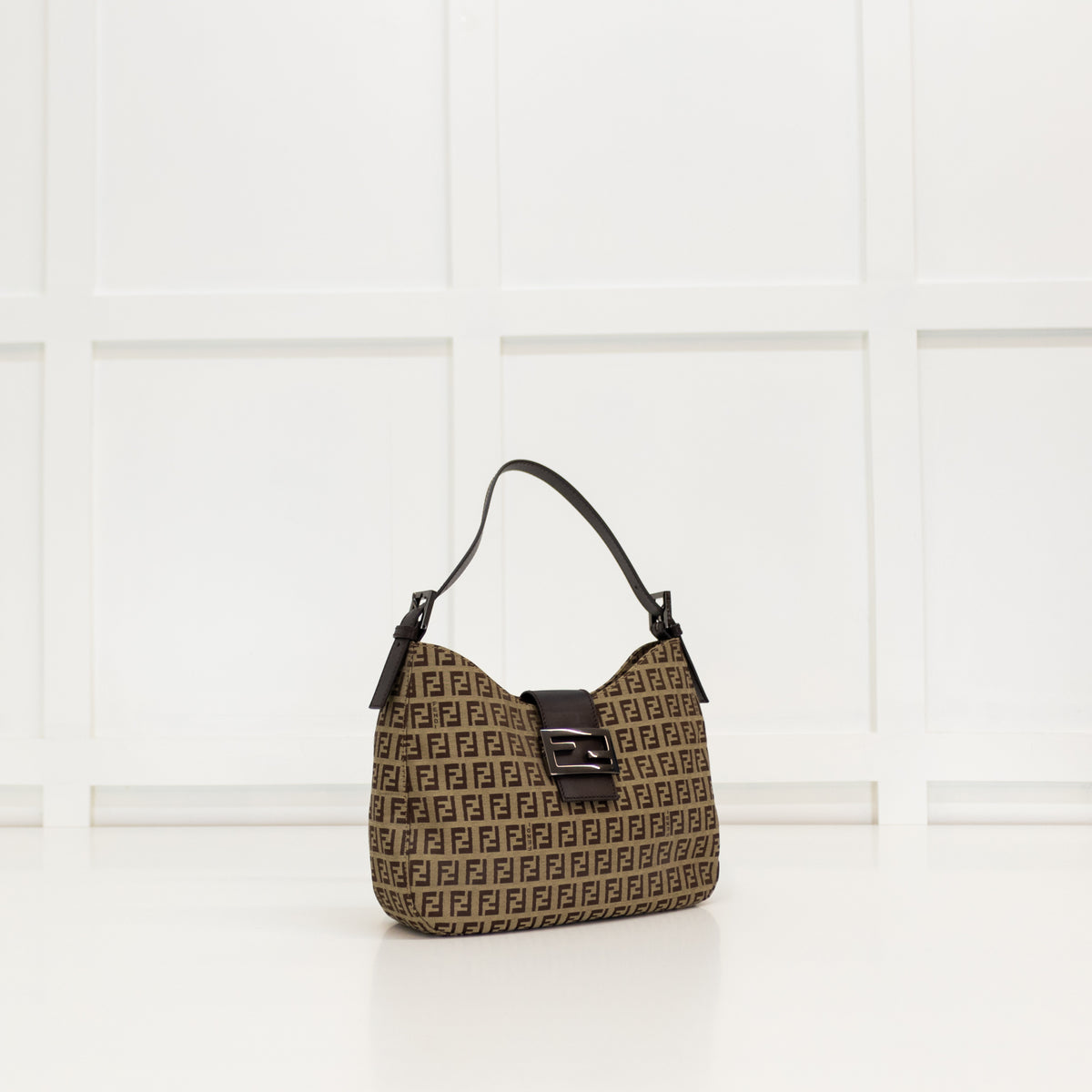 Fendi Zucchino Vintage Shoulder Bag