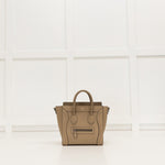 Celine Beige Nano Luggage Tote