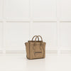 Celine Beige Nano Luggage Tote