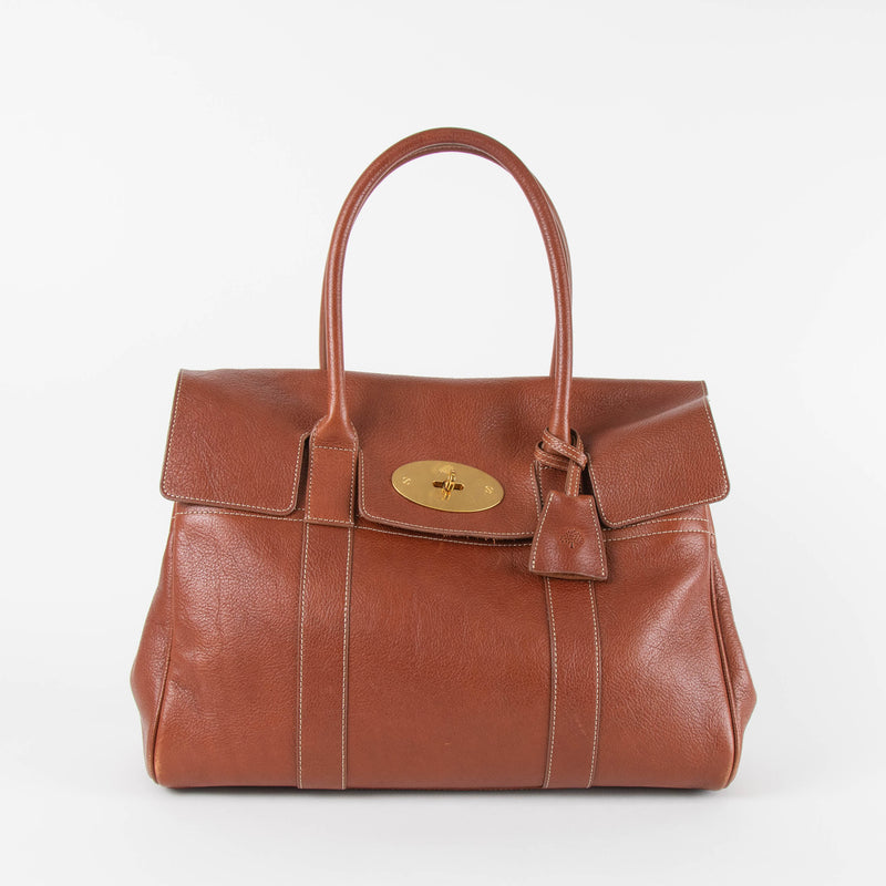 Mulberry Brown Bayswater Leather Handbag