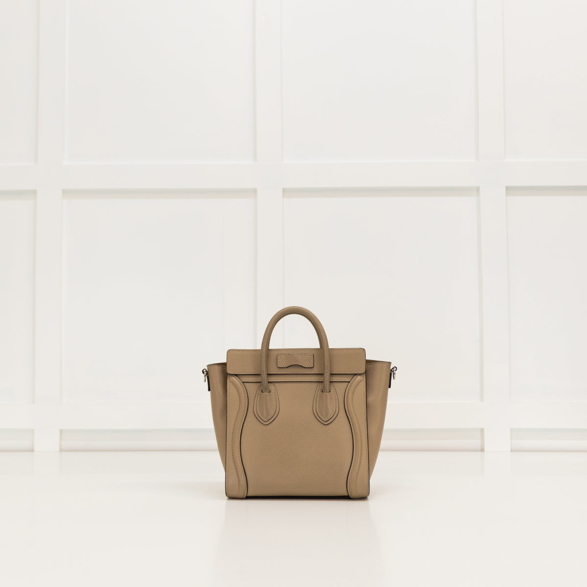 Celine Beige Nano Luggage Tote