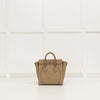Celine Beige Nano Luggage Tote