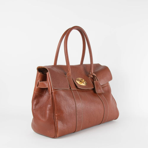 Mulberry Brown Bayswater Leather Handbag