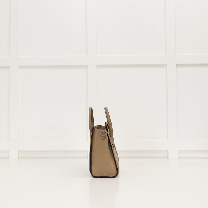Celine Beige Nano Luggage Tote