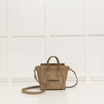 Celine Beige Nano Luggage Tote