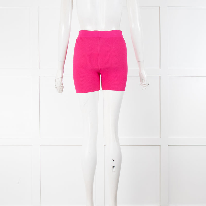 Jacquemus Pink Knitted Shorts