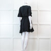 Iro Black Wrap Mini Dress