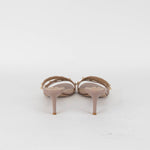 Valentino Rockstud Nude Asymmetrical Studded Sandal
