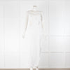 Natalie Rolt White Linen Scalloped Skirt and Bandeau Top