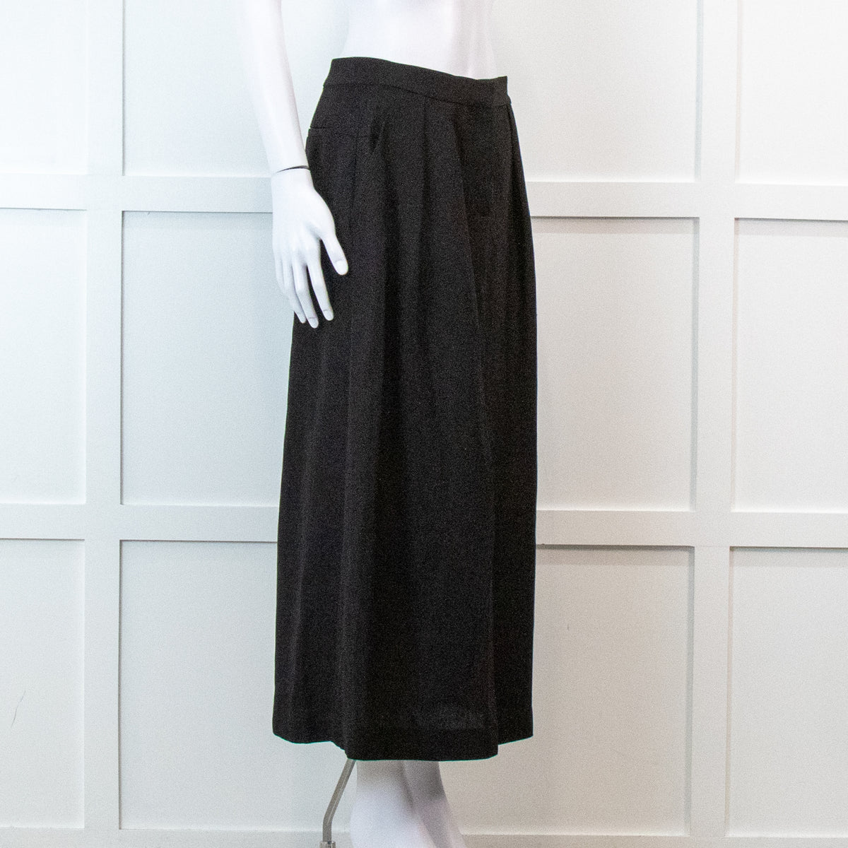 Fabiana Filippi Black Linen Skirt