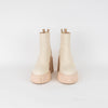AGL Tiggy Cream Boots With Block Heel